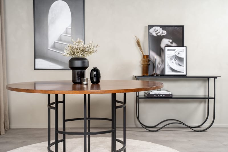 Copenhagen Spisebord Rundt 140 cm - Brun - Spisebord og køkkenbord