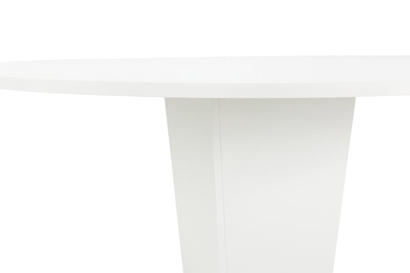 Cubic Spisebord 120 cm Rund - Hvid - Spisebord og køkkenbord