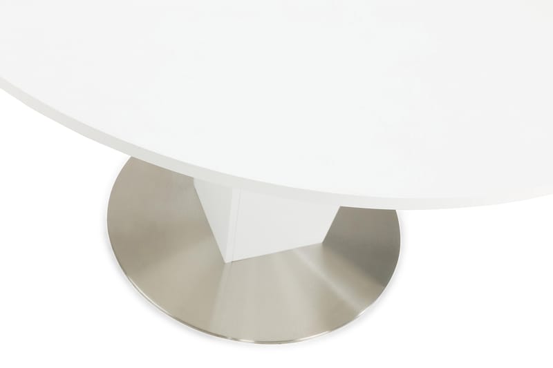 Cubic Spisebord 120 cm Rund - Hvid - Spisebord og køkkenbord