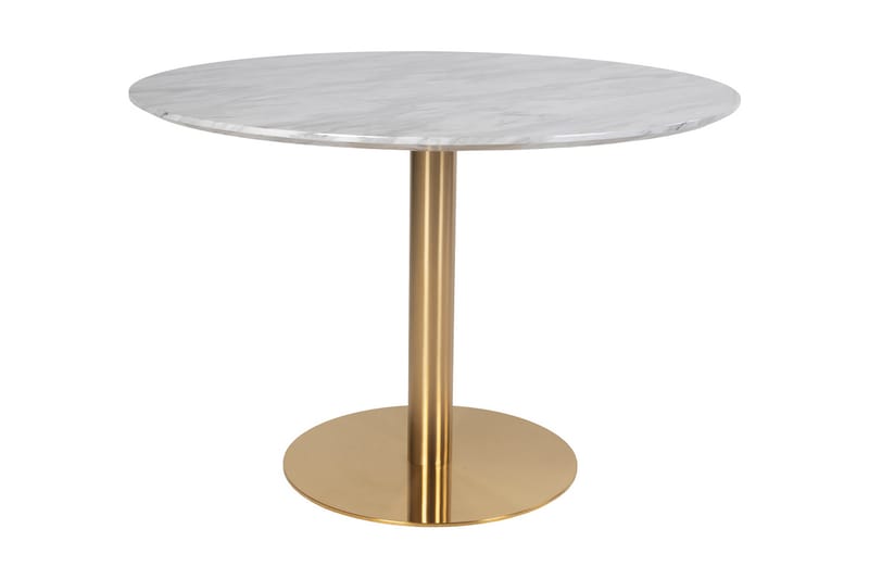 Daddeli Spisebord 110 cm - Hvid - Spisebord og køkkenbord