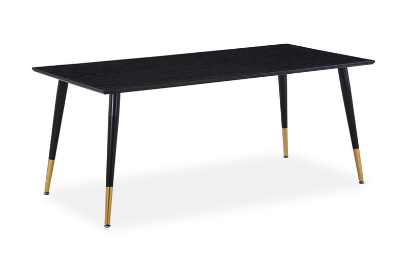 Daicy Spisebord 180 cm - Sort/Messing - Spisebord og køkkenbord