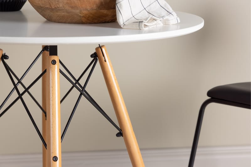 Danburi Spisebord 60 cm - Hvid - M�øbler - Borde - Spisebord og køkkenbord