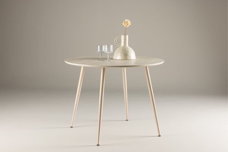 Deandra Spisebord 100 cm Whitewash - Venture Home - Spisebord og køkkenbord