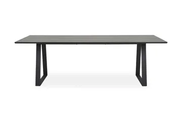 Delera Rektangulært Spisebord 190 cm i Træ med Ask- og Metaludseende - Sort - Møbler - Borde - Spisebord og køkkenbord