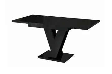Denogal Matbord 80 cm Black high gloss - Møbler - Borde - Spisebord og køkkenbord