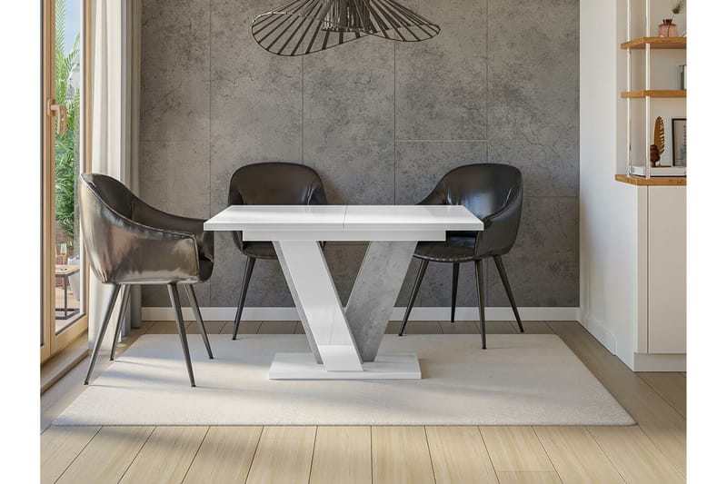 Denogal Spisebord 90 cm - Grå - Møbler - Borde - Spisebord og køkkenbord