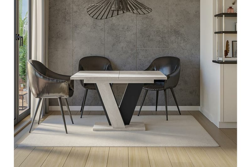 Denogal Spisebord 90 cm - Sort - Møbler - Borde - Spisebord og køkkenbord