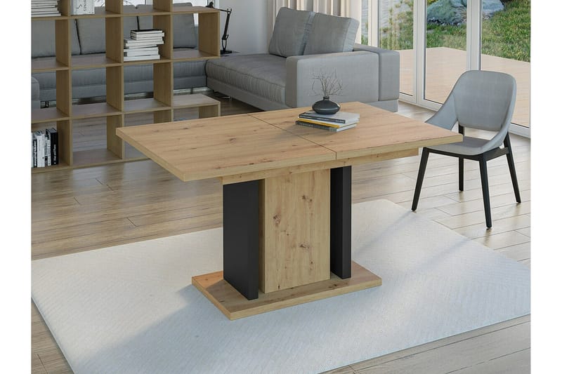 Denogal Spisebord 90 cm - Sort - Møbler - Borde - Spisebord og køkkenbord
