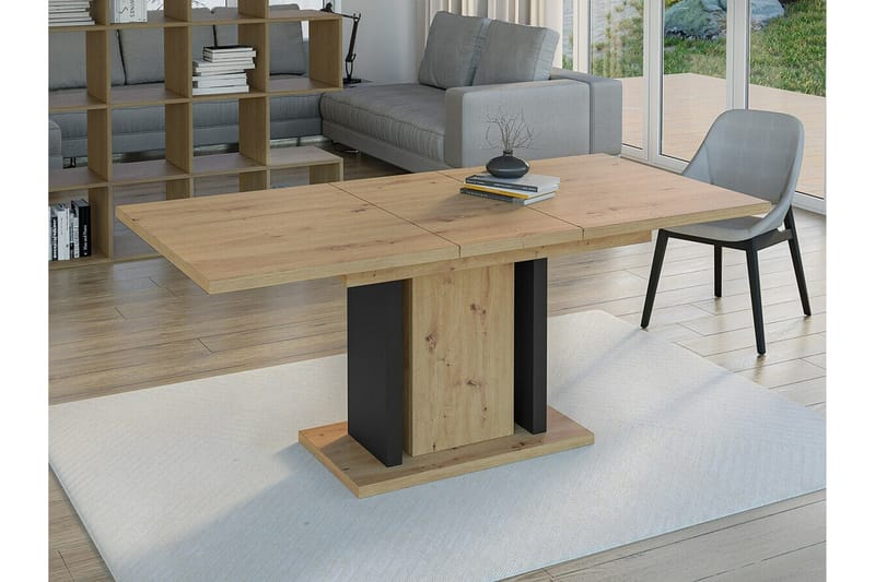Denogal Spisebord 90 cm - Sort - Møbler - Borde - Spisebord og køkkenbord