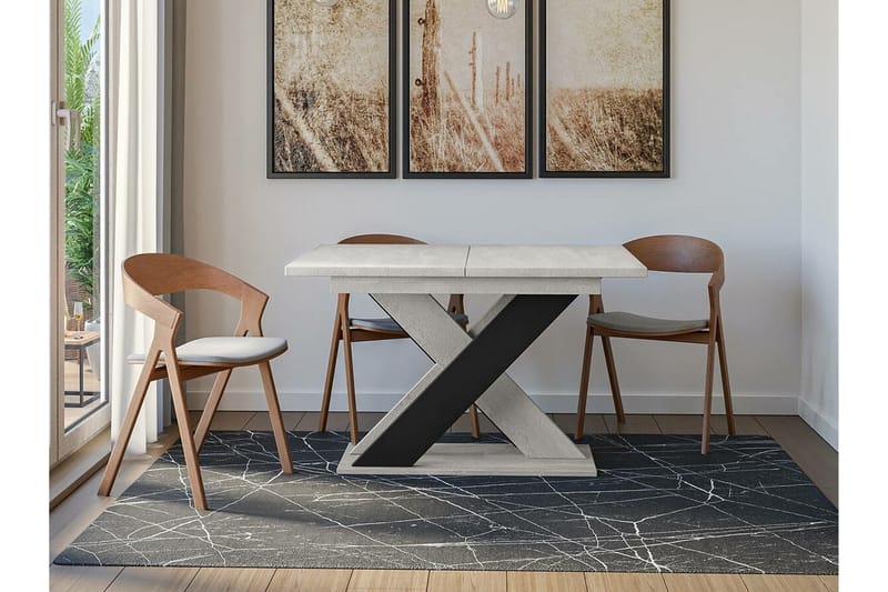 Denogal Spisebord 90 cm - Sort - Møbler - Borde - Spisebord og køkkenbord