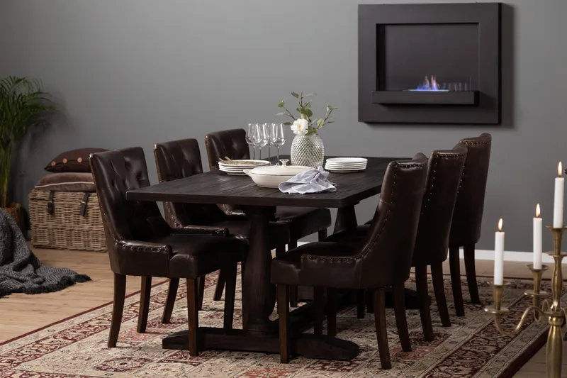 Dijon Spisebord 200 cm - Vintage Elm - Møbler - Borde - Spisebord og køkkenbord