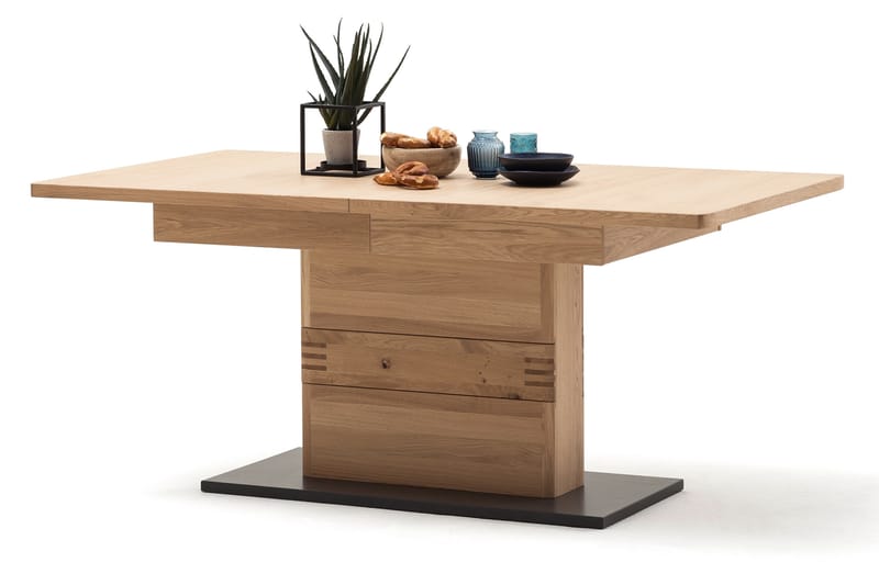 Dimoff Spisebord 180 cm - Eg / Antracit - Møbler - Borde - Spisebord og køkkenbord