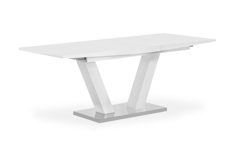 Dubrey Udvideligt Spisebord 160 cm - Hvid - Spisebord og køkkenbord