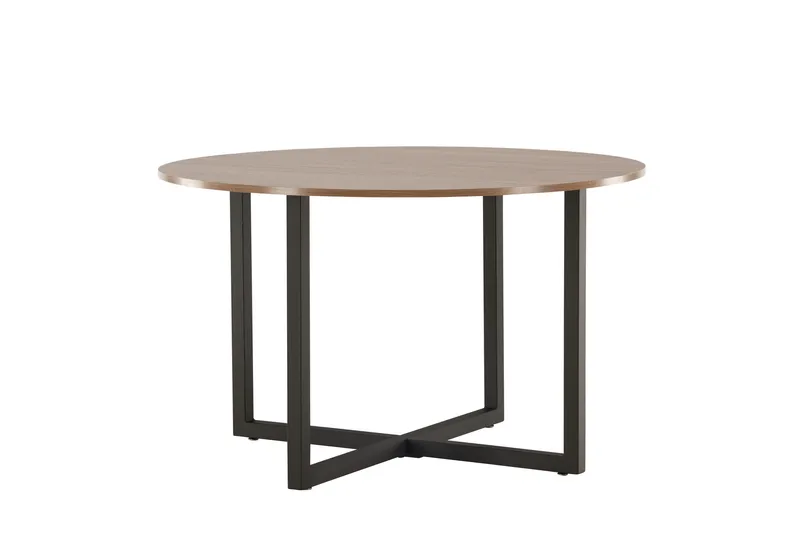 Durango Spisebord 120 cm Rund - Valnøtt - Møbler - Borde - Spisebord og køkkenbord