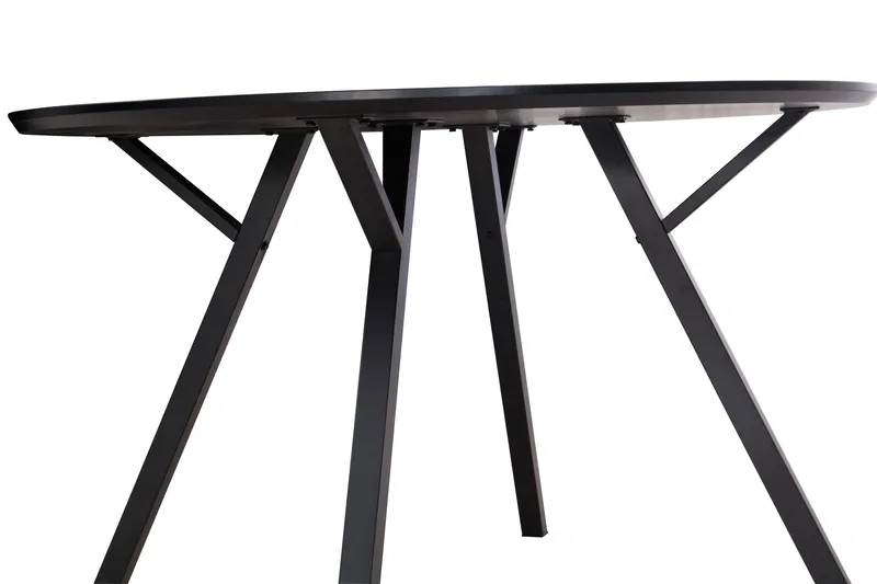 Eirys Rundt Spisebord 120 cm - Brun/Sort - Møbler - Borde - Spisebord og køkkenbord