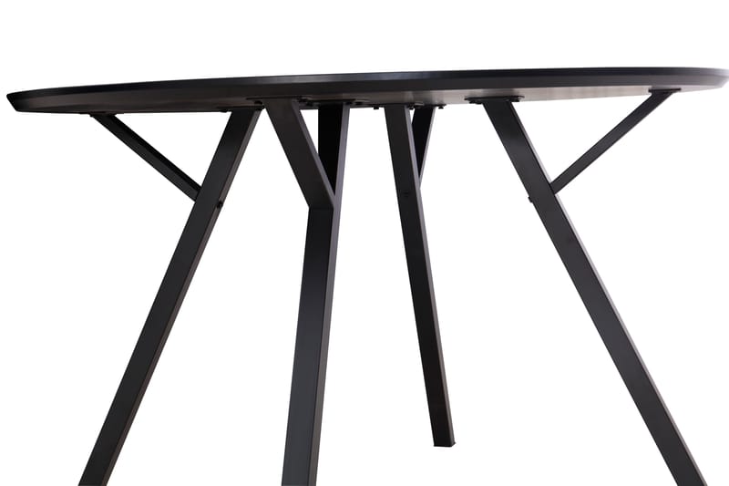 Eirys Rundt Spisebord 120 cm - Brun/Sort - Møbler - Borde - Spisebord og køkkenbord