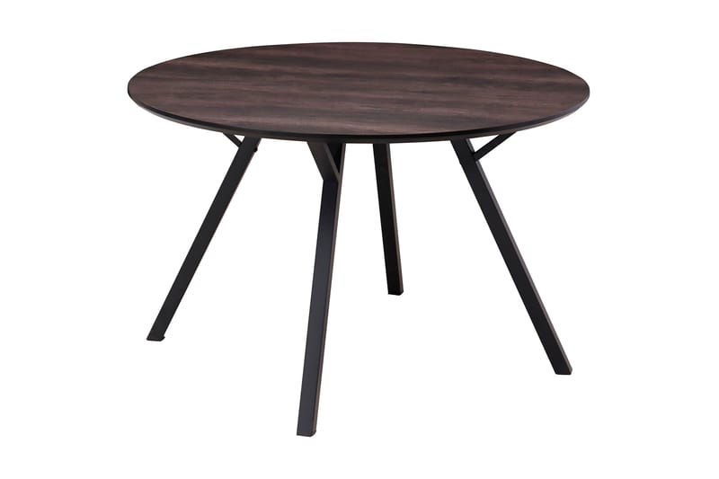Eirys Rundt Spisebord 120 cm - Brun/Sort - Møbler - Borde - Spisebord og køkkenbord