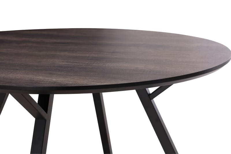 Eirys Rundt Spisebord 120 cm - Brun/Sort - Møbler - Borde - Spisebord og køkkenbord