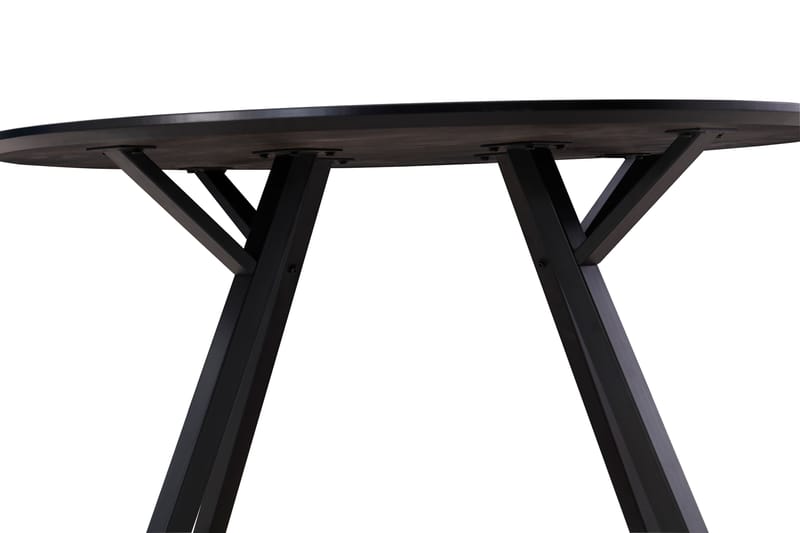 Eirys Rundt Spisebord 120 cm - Brun/Sort - Møbler - Borde - Spisebord og køkkenbord