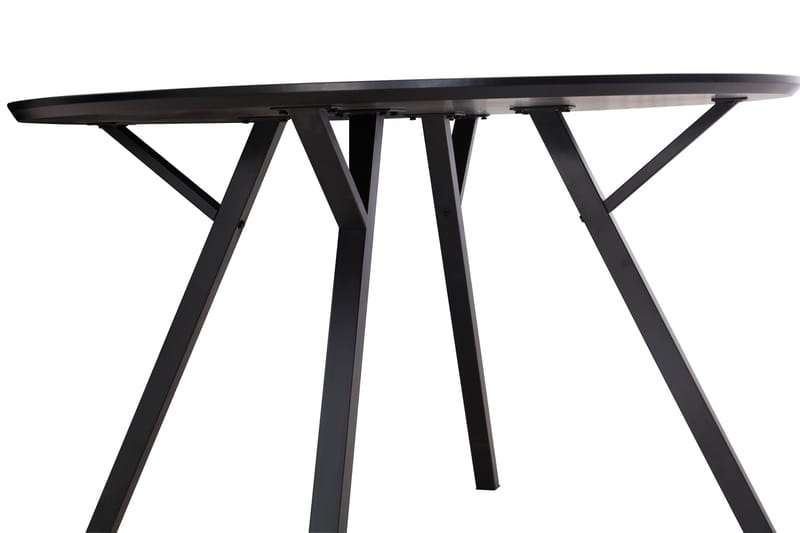 Eirys Spisebord 120 cm - Brun/Sort - Spisebord og køkkenbord