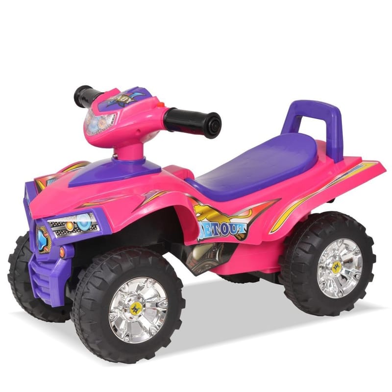 el-ATV til børn med lyd og lys lyserød og lilla - Flerfarvet - Spisebord og køkkenbord