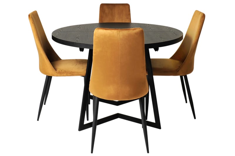 Eliselund Spisebord 120 cm - Sort - Møbler - Borde - Spisebord og køkkenbord