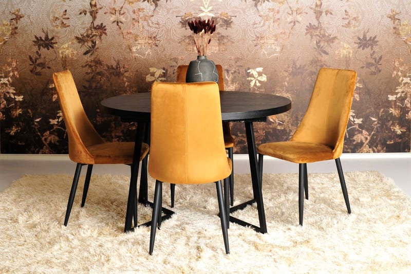Eliselund Spisebord 120 cm - Sort - Møbler - Borde - Spisebord og køkkenbord