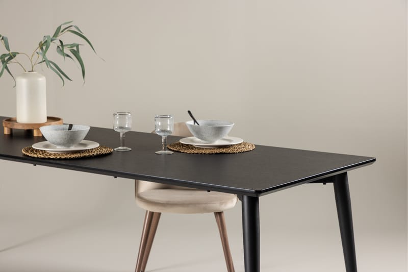 Ellis Spisebord 230x85 cm Sort - Venture Home - Spisebord og køkkenbord