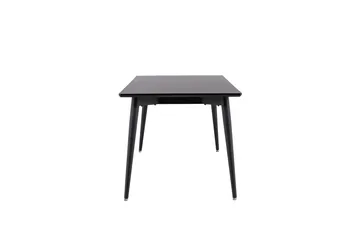 Ellis Stort Rektangulært Spisebord 230 cm med Metaludseende - Sort - Møbler - Borde - Spisebord og køkkenbord