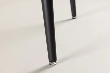Ellis Stort Rektangulært Spisebord 230 cm med Metaludseende - Sort - Møbler - Borde - Spisebord og køkkenbord