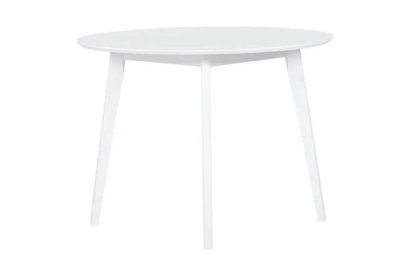 Emeroo Rundt Spisebord 100 cm - Hvid - Møbler - Borde - Spisebord og køkkenbord