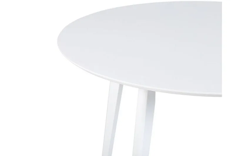 Emeroo Rundt Spisebord 100 cm - Hvid - Møbler - Borde - Spisebord og køkkenbord