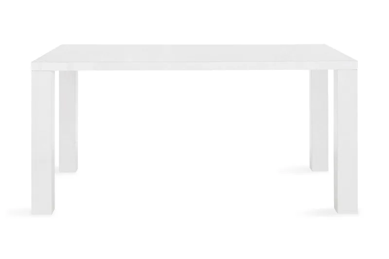 Ensio Rektangulært Spisebord 160 cm i Træ, Hvid