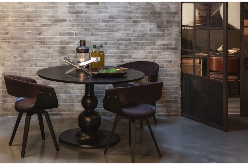 Escalarre Spisebord 120 cm - Sort - Møbler - Borde - Spisebord og køkkenbord