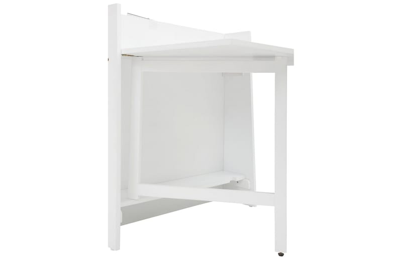 Firle Sammenfoldeligt Bord 84 cm - Hvid - Spisebord og køkkenbord