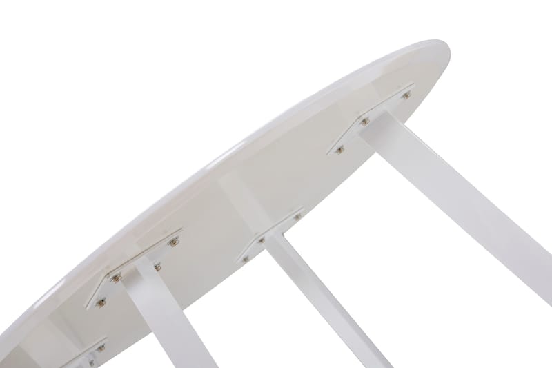 Fly Spisebord 100 cm Rund - Hvid - Spisebord og køkkenbord