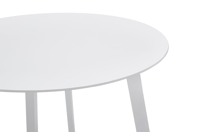 Fly Spisebord 100 cm Rund - Hvid - Spisebord og køkkenbord