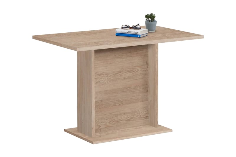 FMD spisebord 110 cm egetræsfarve - Beige - Spisebord og køkkenbord