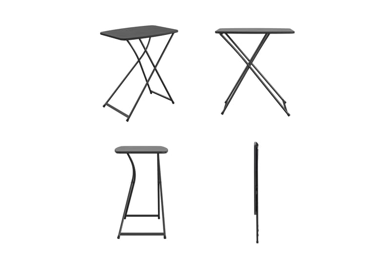 Fold Away Spisebord 66 cm Sort - Dorel Home - Møbler - Borde - Semmenfoldeligt bord