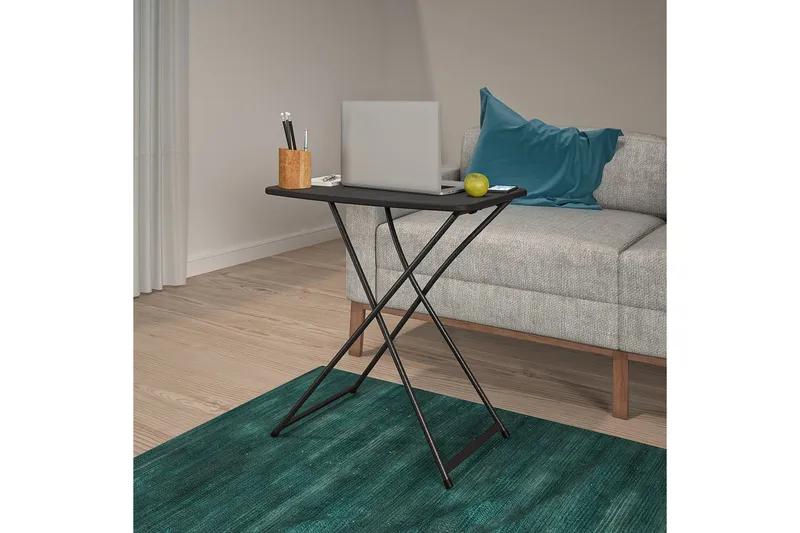 Fold Away Spisebord 66 cm Sort - Dorel Home - Møbler - Borde - Semmenfoldeligt bord