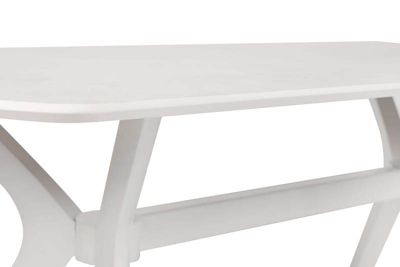 Frascone Spisebord 180x75x180 cm - Hvid - Spisebord og køkkenbord
