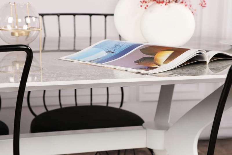 Frascone Spisebord 180x75x180 cm - Hvid - Møbler - Borde - Spisebord og køkkenbord
