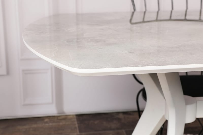 Frascone Spisebord 180x75x180 cm - Hvid - Møbler - Borde - Spisebord og køkkenbord