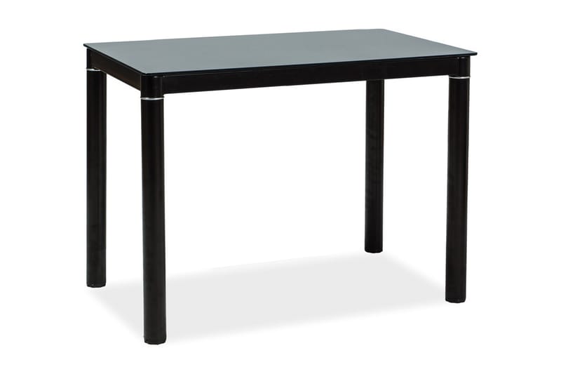 Galan Spisebord 100 cm - Glas/Sort - Møbler - Borde - Spisebord og køkkenbord