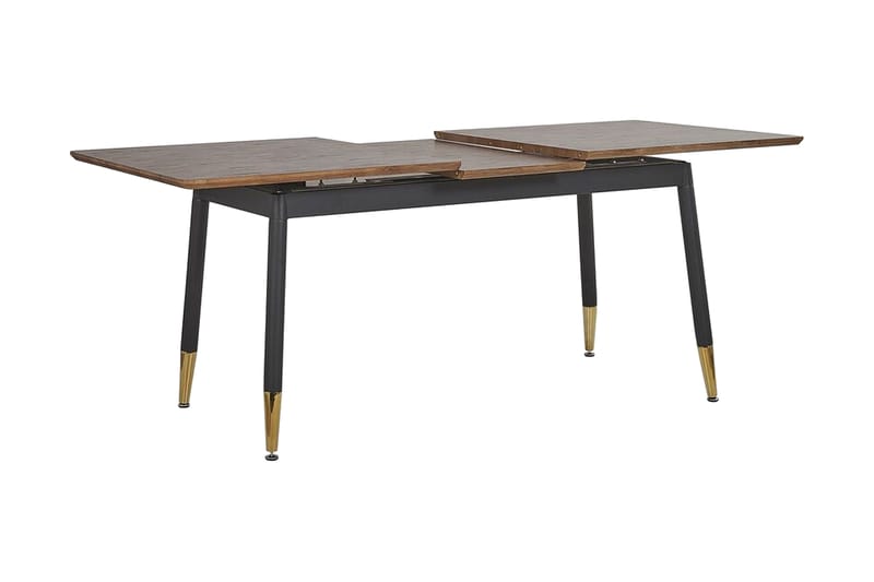Galice Spisebord 200 cm - Natur/Sort/Guld - Møbler - Borde - Spisebord og køkkenbord