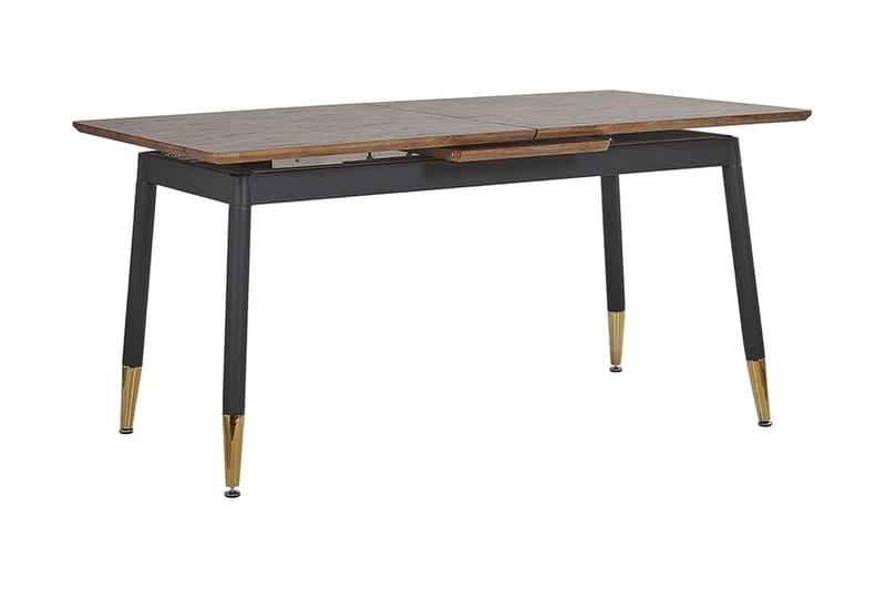 Galice Spisebord 200 cm - Natur/Sort/Guld - Møbler - Borde - Spisebord og køkkenbord