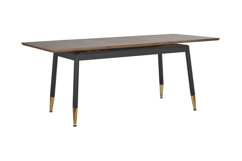 Galice Spisebord 200 cm - Natur/Sort/Guld - Spisebord og køkkenbord