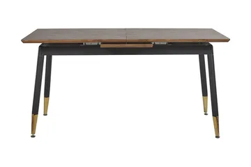 Galice Spisebord 200 cm - Natur/Sort/Guld - Møbler - Borde - Spisebord og køkkenbord