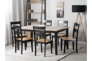 Georgia Spisebord 150 cm - Sort - Møbler - Borde - Spisebord og køkkenbord