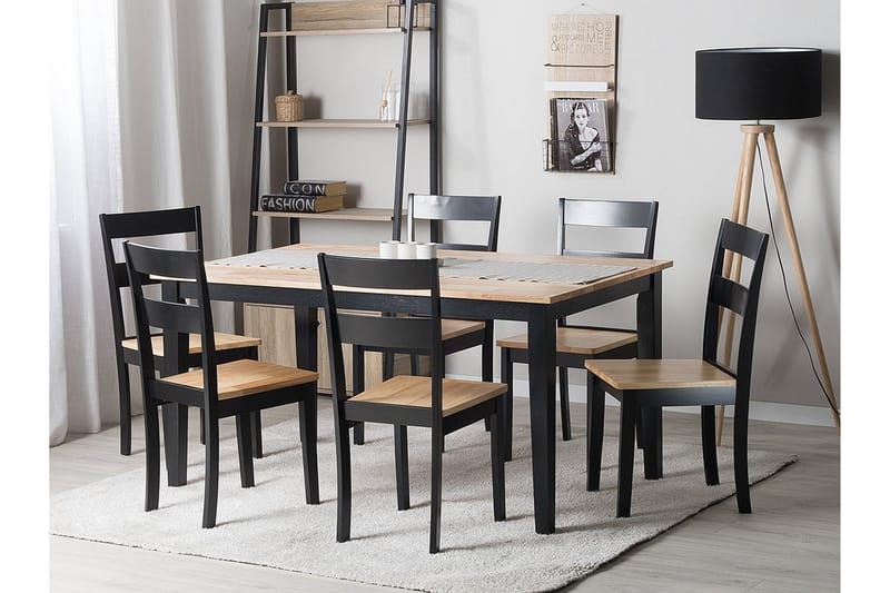 Georgia Spisebord 150 cm - Sort - Møbler - Borde - Spisebord og køkkenbord
